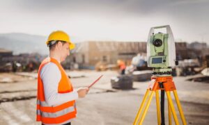 Due diligence survey construction project - ALTA SURVEY Tennessee Surveyor conducting a due diligence survey on a construction site to protect investments